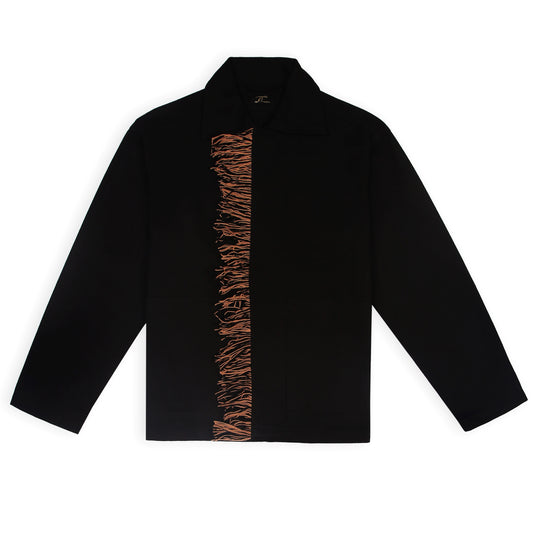 LUNA UNISEX DENIM EMBROIDERED JACKET