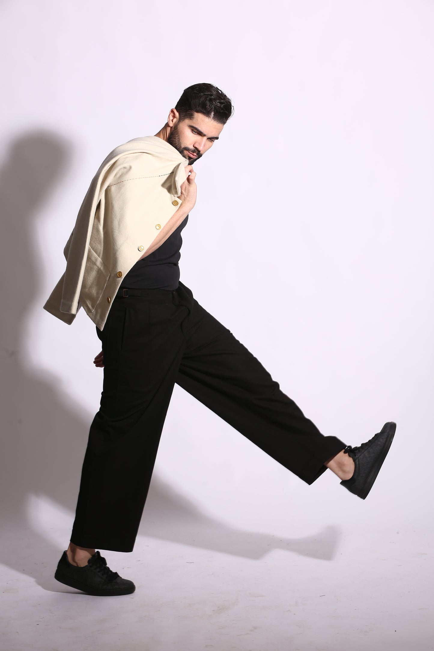 KNOX BEIGE WOOL JACKET