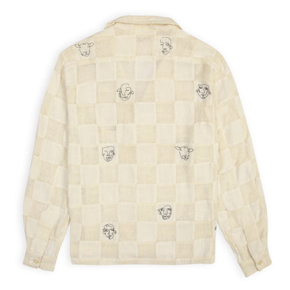 ARTFUL FACES PATCHWORK SHIRT