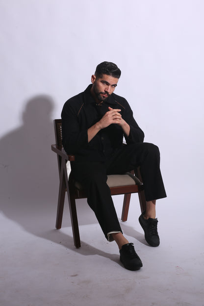 KNOX CONTRAST STITCH JACKET