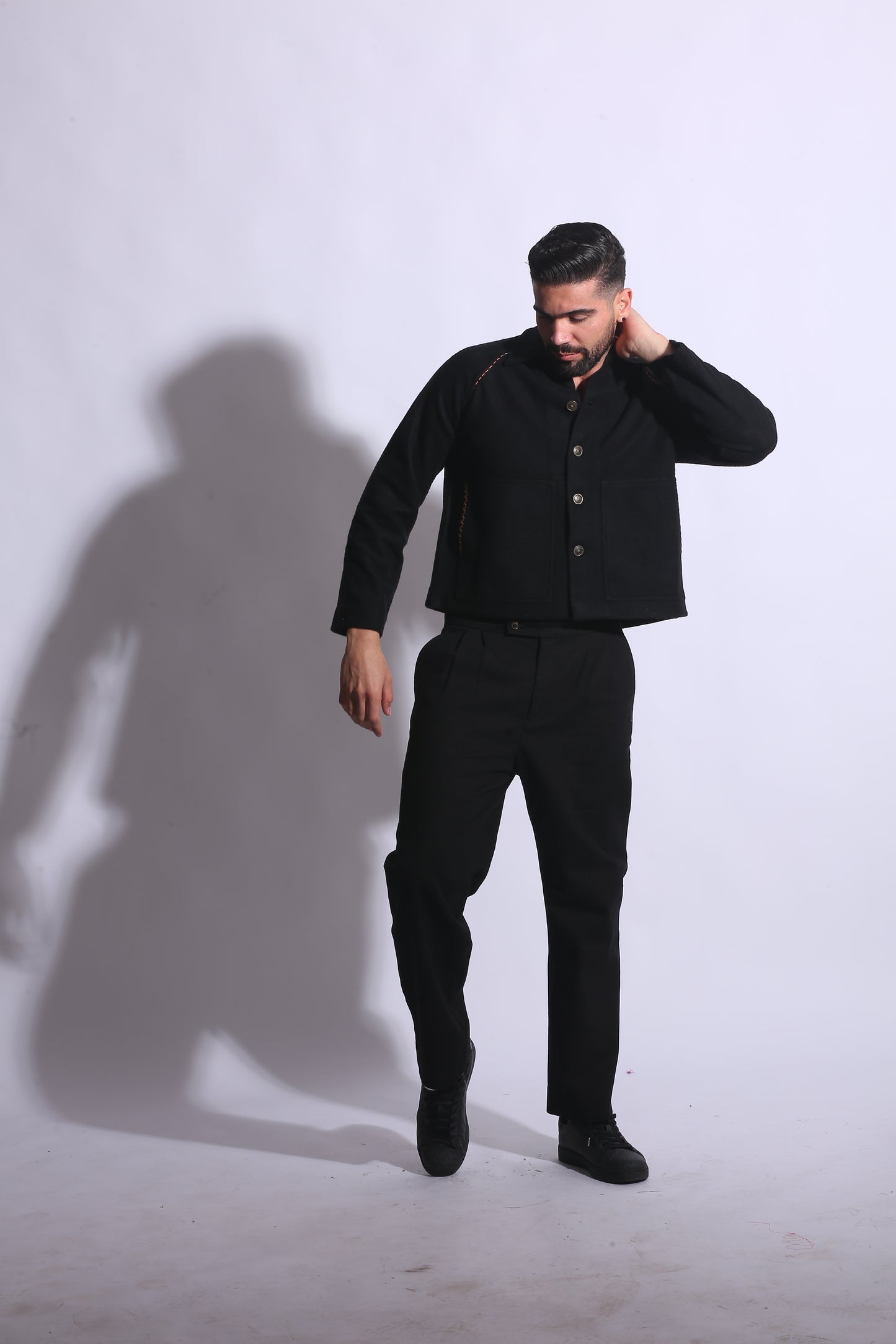 KNOX CONTRAST STITCH JACKET