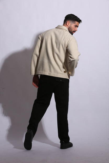 KNOX BEIGE WOOL JACKET