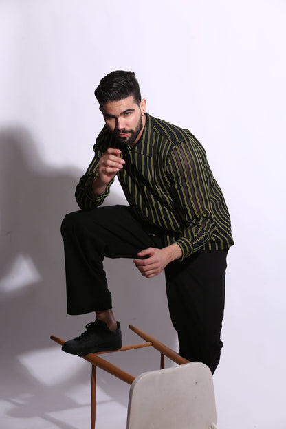 ONYX STRIPE SHIRT