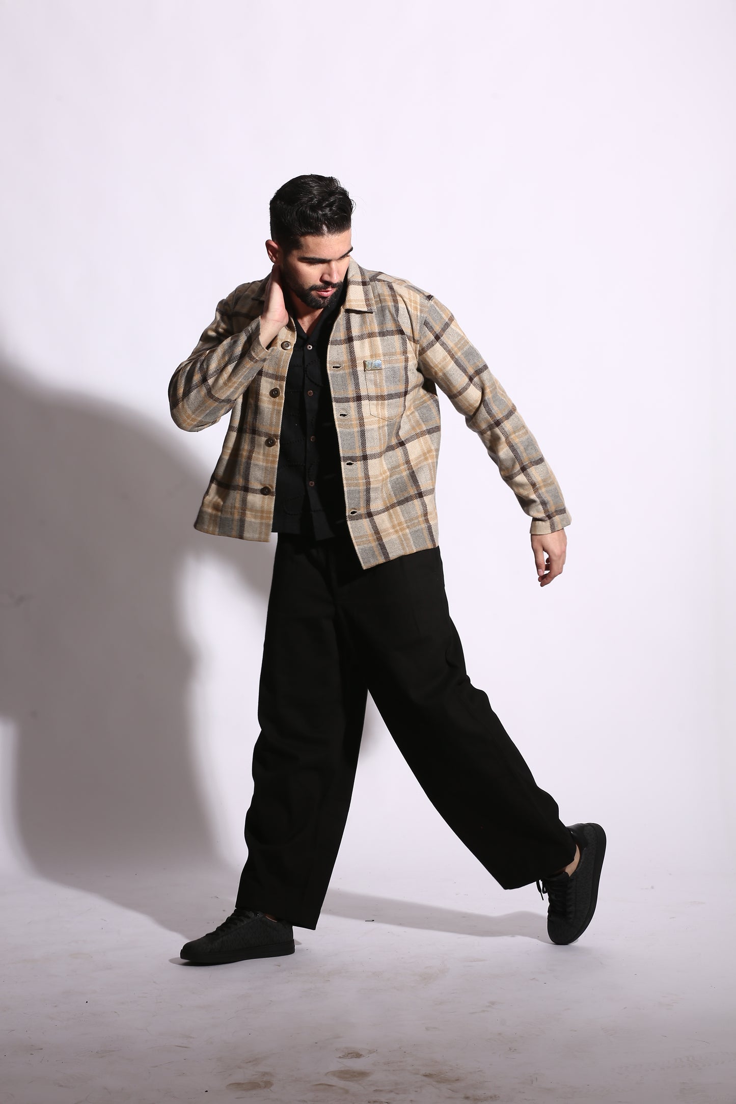 BENNETT WOOL PLAID UNISEX JACKET