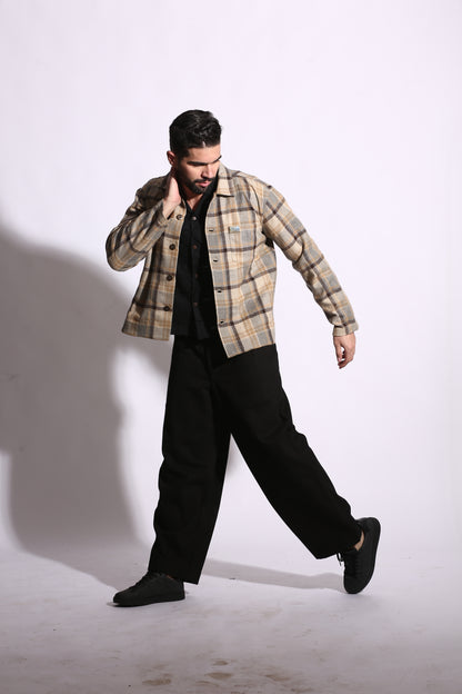 BENNETT WOOL PLAID UNISEX JACKET