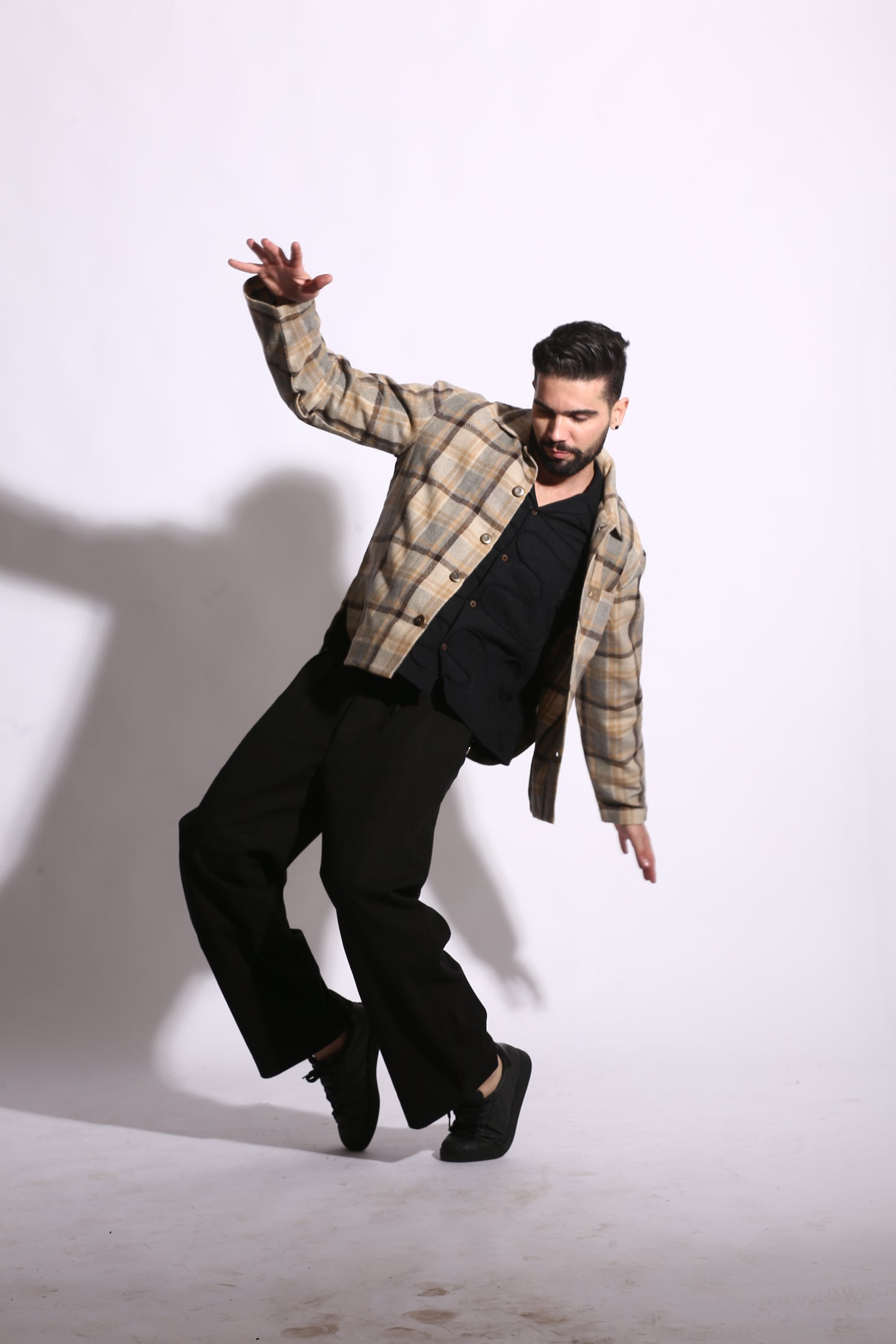 BENNETT WOOL PLAID UNISEX JACKET