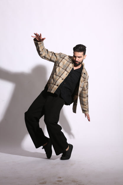 BENNETT WOOL PLAID UNISEX JACKET