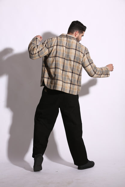 BENNETT WOOL PLAID UNISEX JACKET