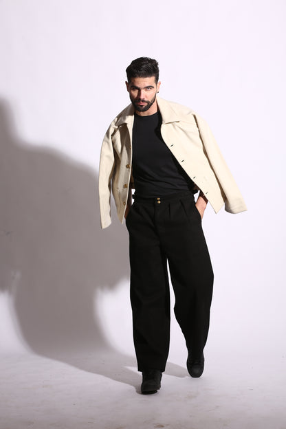 KNOX BEIGE WOOL JACKET