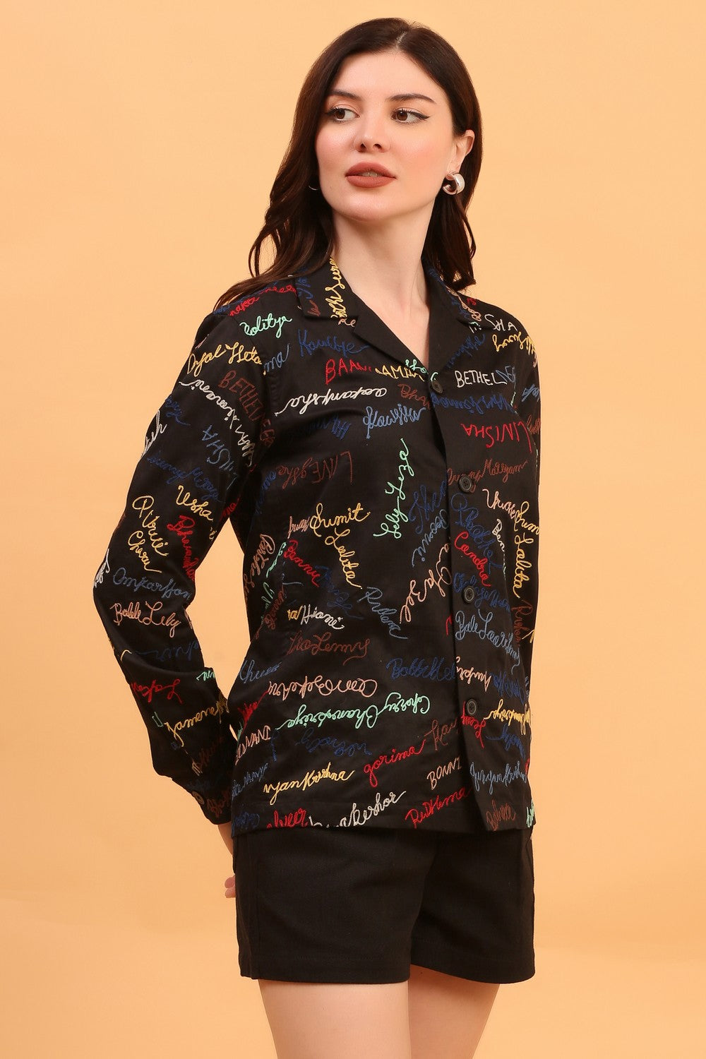 SIGNATURE EMBRIODERY SHIRT