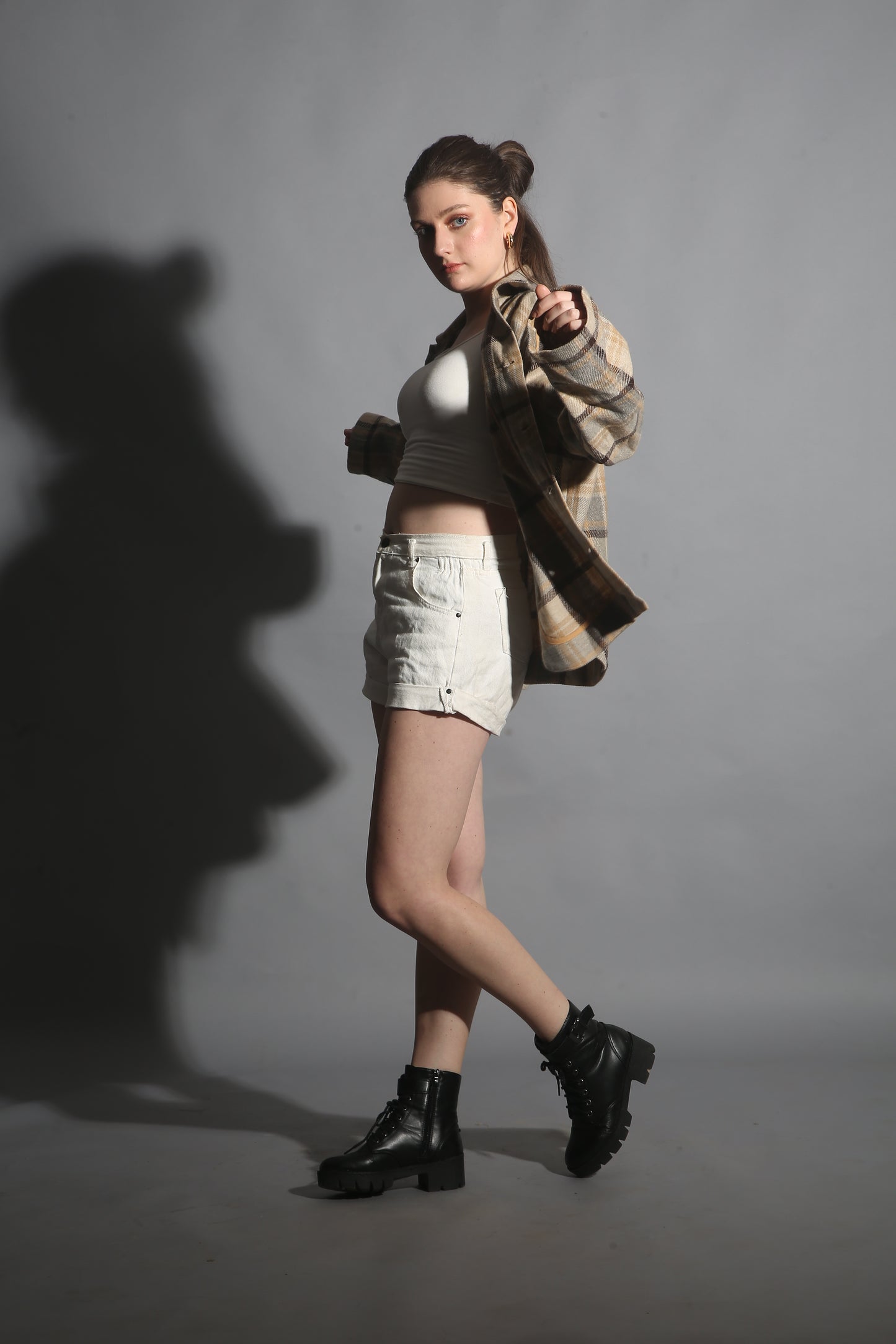 BENNETT WOOL PLAID UNISEX JACKET