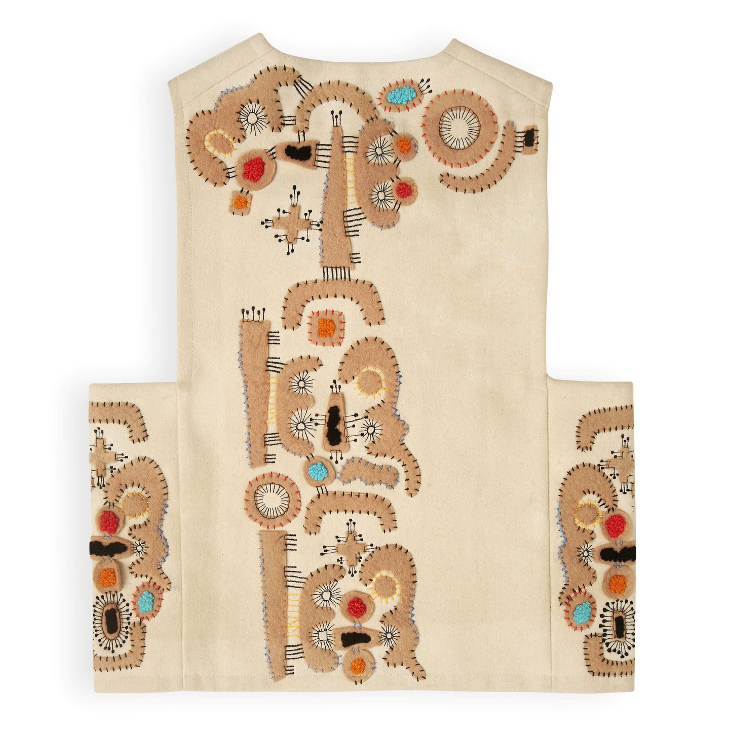 JORDAN UNISEX APPLIQUE EMBROIDERY VEST